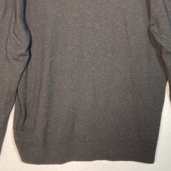 Smartwool Men's Sparwood Charcoal Black Merino Wool Quarter Zip Sweater XL - Picture 11 of 15